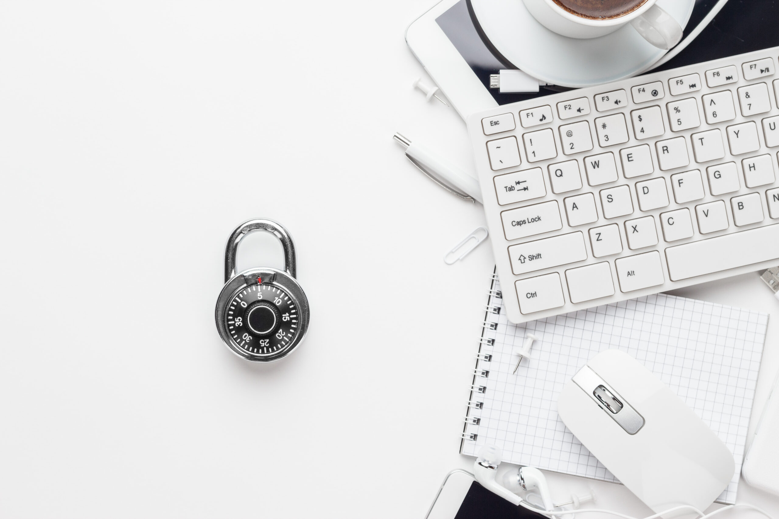 combination lock and different gadgets